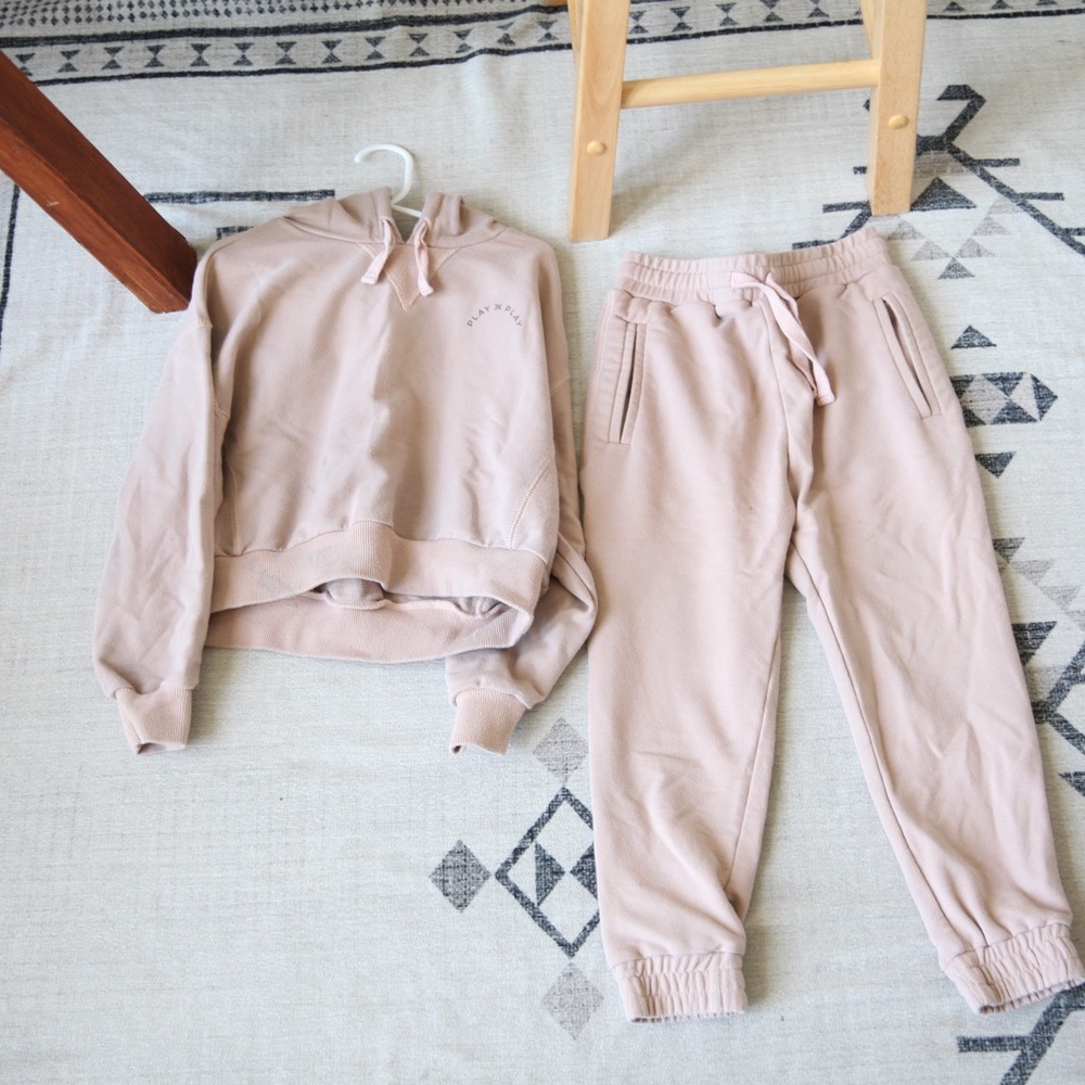 Rylee and Cru X PLAY brand SET pink PLAY condition size 6/7y